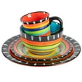 thumbnail image 5 of Gibson Elite Feliz Mesa 16-Piece Hand Painted Dinnerware Set, 5 of 9