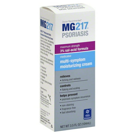 MG217 Psoriasis Medicated Multi-Symptom Cream 3.5 (Best Prescription Cream For Psoriasis)