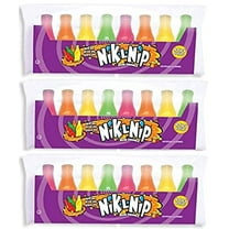 Nik-L-Nip Mini Drinks Candy, 8 Count, Pack of 3