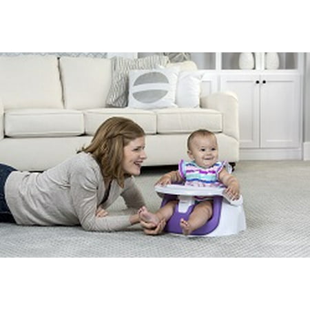 Activity Seat - Regalo Award Winning Grow with Me Floor Seat and Activity Chair with Removable Feeding Tray, Purple