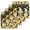 Yellow Black, variant on Spring Gnomes Kitchen Dish Towels for Drying Dishes Set of 4, Botanical Budding Sunflowers Buffalo Plaid Waffle Weave Microfiber Hand Tea Bathroom Towels Quick Dry & Absorbent Towel 12x12