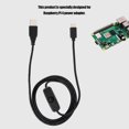 thumbnail image 4 of Cable De Alimentación Tipo C Cable De Alimentación Cable De Línea Para Raspberry Pi 4 PC ANGGREK Otros, 4 of 8