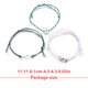 thumbnail image 4 of Guardurnaity 3 Pieces Waxed Mountain Bracelet Simple Rustproof Alloy Accessories DIY Exquisite Bangle Jewelry Craft Climbers Chains Type1 NO1, 4 of 6