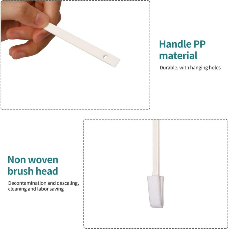 Disposable Crevice Cleaning Brush, Disposable Toilet Brush Hole Brush Deep  Detail Scrubber for Toilet Corner, Window Groove, Door Track, Keyboard(50