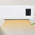 thumbnail image 1 of Summer Essential-Miniature Wall Mounted Air-Curtain Fan 2 In 1 Desk Fan Bladeless Wall Mount Fan Oscillating For Bedroom Air-Circulator Fan With Remote For Home Offices Bedroom, 1 of 9