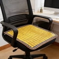thumbnail image 1 of Cojín de Bambú para Asiento | Almohadilla de Ratán Tejido para Silla | Alfombrilla Cuadrada Transpirable para Sofá, Comedor, Oficina y Asiento de Coche | Alfombrilla Antideslizante y Fresca para Vera, 1 of 7