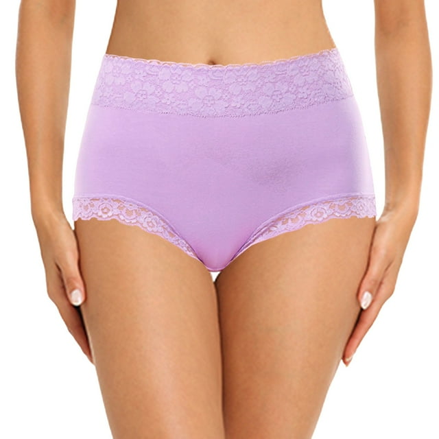 TINZ Culottes Mode Femme Grande Taille Dentelle Taille Haute Confortables