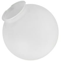 Red Lamp Outdoor Transparent Cylindrical Frosted Lampshade (20cm) Globe