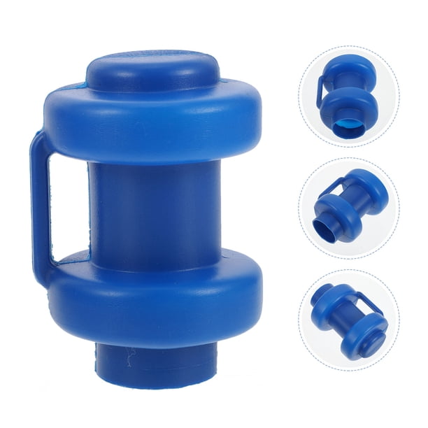 Houderco 5Ud Tapas Para Polos De Elástica Azul Accesorio Práctico Y Resistente