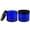 Cobalt Blue/Black, variant on 120G/120ML 4 Oz High Quality Plastic Cosmetic Sample Jars with White Lids
