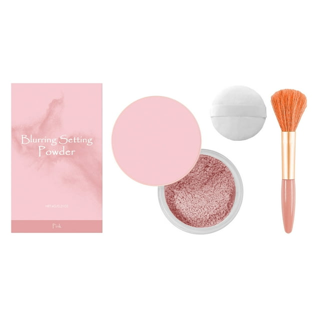 EGNMCR Beauté Roses Poudre Fixante Beauté Poudre Floutante Poudre Fixante Poudre Fixante Imperméables Poudre Fixante Roses Poudre Floutante pour Tous les Tons Poudres de Maquillage