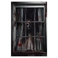 thumbnail image 2 of Halloween Ghost Curtain Decorations Ghost Window Door Cover Decorations for Indoor Outdoor Party Decor Spooky Blood Ghost Halloween Party Hanging Decor Halloween Window Decorations Door Cover, 2 of 5