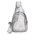 thumbnail image 4 of Hvmvliv Fashion Transparent PVC Chest Bag, Large Capacity Waterproof Beach Backpack for Swimming, Men & Women Clear, 4 of 6