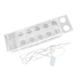 thumbnail image 4 of Abbracc Acrylic Long Vase Photo Prop Rectangular Flower Vase for Desktop Decor Shelf 12 12 Hole, 4 of 9
