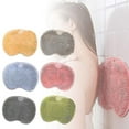 thumbnail image 1 of ExfoliatingShowerMassageBathroomNon-slipBathMatSiliconeBrushFootScrubberPadAccessories, 1 of 5