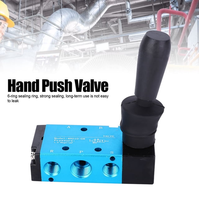 Hand Lever Pneumatic Valve, Strong Sealing Hand Push Valve For Industrial Equipment