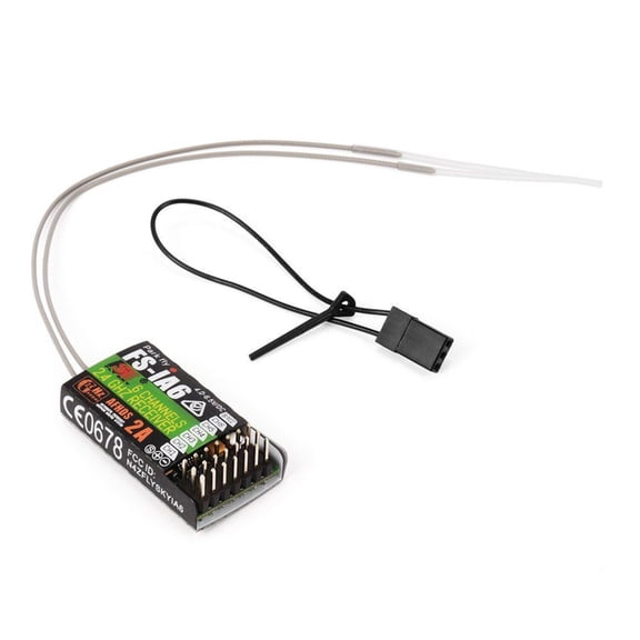FlySky FS-iA6 6-Channel 2.4GHz Receiver AFHDS 2A Protocol Dual Antenna