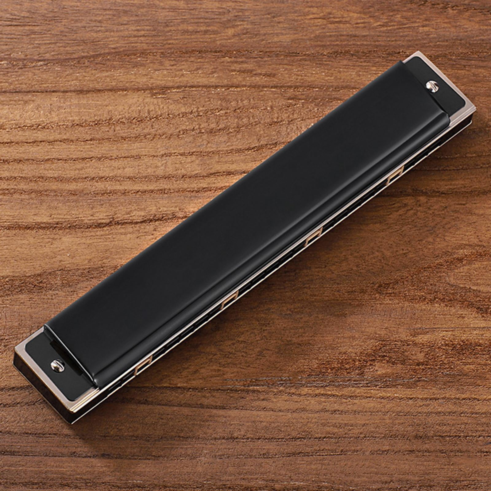 LIANXUE C for Key Harmonica 24 Holes,Performance Tremolo Harmonica for Adults Beginner K