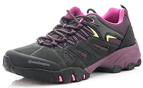 QOMOLANGMA Women's Suede Slip-Resistant 