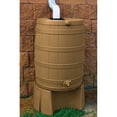 thumbnail image 2 of Good Ideas Rain Wizard 50 Gallon Plastic Rain Barrel Water Collector, Khaki, 2 of 2