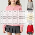 thumbnail image 4 of xaweyi Girls Spring And Thin Cardigan Sweater Comfortable Soft Stylish Solid Color Girls Sweater Coat,Sizes 18-24 Months, 4 of 6