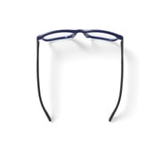 Walmart Mens M0501 Square Prescription Eyeglasses with Case, Navy Blue