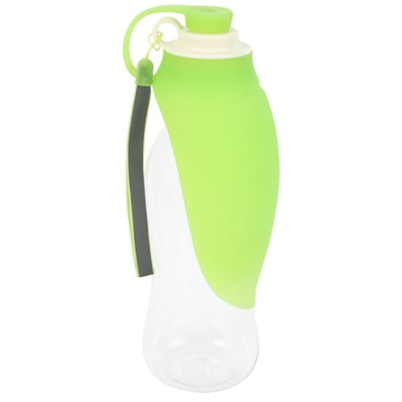 

Chamat 580Ml Pet Water Bottle Outdoor Sports Portable Pet Water Bottle Expandable Silicone Travel Pet Bowl Hiking Pet Water Drinking Fountain-For Most Pets(Green)
