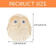 thumbnail image 2 of Raindrops Delicate Golden Crystal Owl Statue for Tabletop Home Decoration and Party Scene Layout, 2 of 6