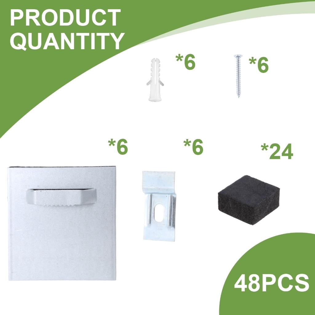 Adhesive Hanging Plates Adhesive Metal Hanger Set Versatile Adhesive Picture Hanger set for artwork Display