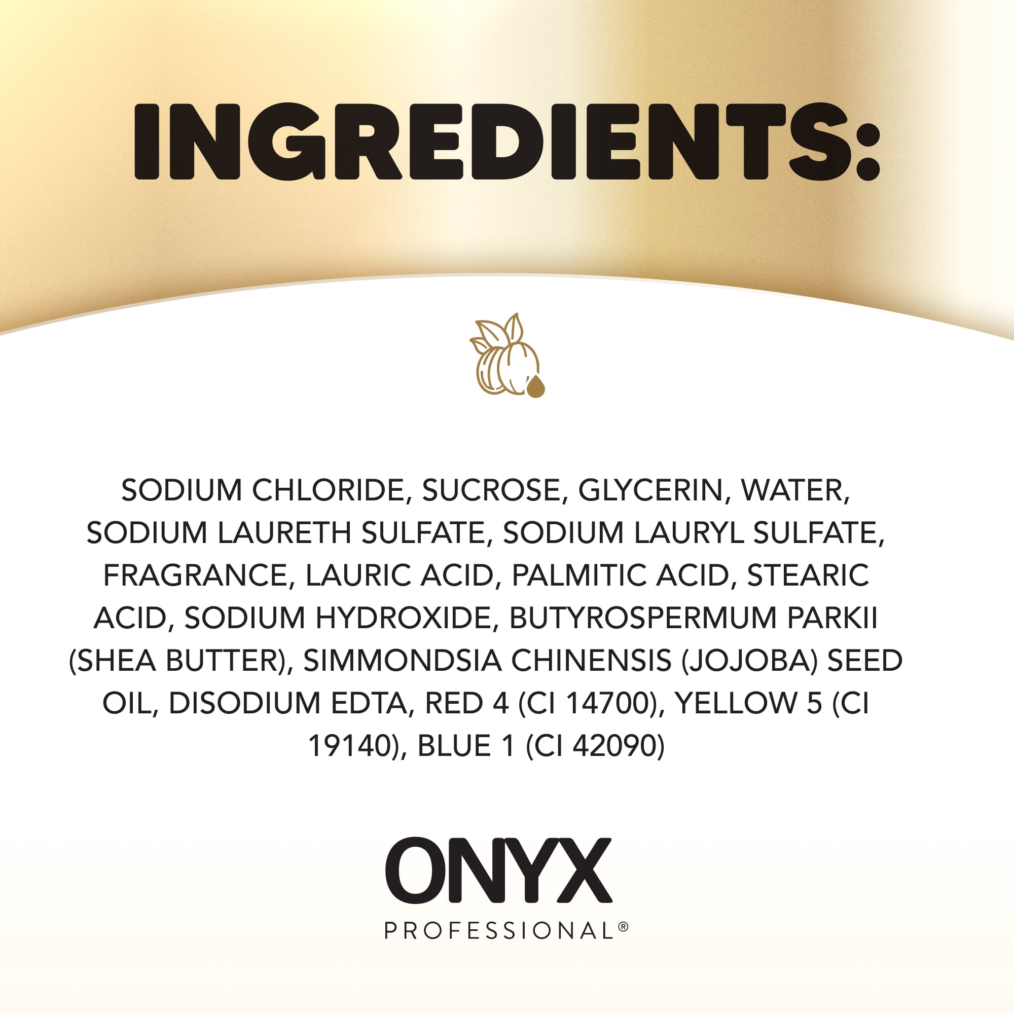 ONYX Professional Foaming Body Scrub with Scrubber, Sparkling Champagne, 12 oz