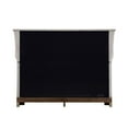 thumbnail image 3 of Maklaine Modern Modern Wood Bar Cabinet with Glass Doors in Brown, 3 of 12