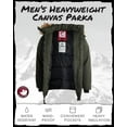 thumbnail image 2 of CANADA WEATHER GEAR Men's Winter Coat - Heavyweight Teflon Canvas Parka Jacket (M-XXL), 2 of 8