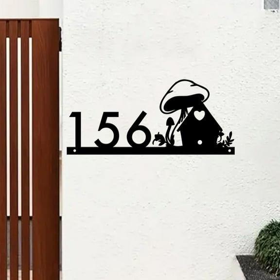 Custom Personalized House Number Metal Sign, Custom Metal Address Sign, Address Wall Art, Address Plaque, Modern Address