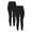 Black Soot / Black Soot, variant on Super Soft Core Ankle Leggings, 27.5”Inseam, 1 and 2-Pack, Women's & Women's Plus Sizes XXS-4X