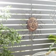 thumbnail image 2 of DecMode Metal Eclectic Celestial "Sun Face" Designed Wall Décor with Copper Metallic Brass Finish, 30"D, 2 of 8
