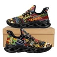 thumbnail image 1 of Women's Luxury Design Sneaker Polynesia Style Totem Symmetrical Geometric Slim Fit Mesh Breathable Soft Running Shoe, 1 of 5