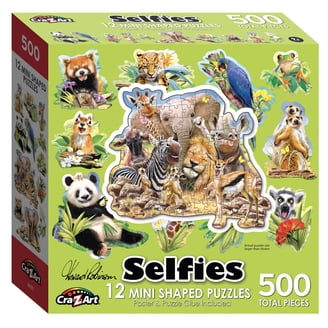 Cra-Z-Art Multi-Shaped 500 Piece Jigsaw Puzzle - Wild Animals