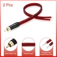 thumbnail image 3 of Uxcell 2 Pcs Cable RCA Baño de Oro, 0.98ft (0.3 Metros) Cable RCA a Extremo Abierto de Cable Desnudo, Cable de Extensión RCA para Guitarra, Altavoces, Equipos de Audio, 3 of 6