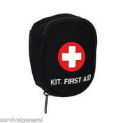 First Aid Pouch Bag Military Style Personal Soldier 1st Kit Black Medic Canvas