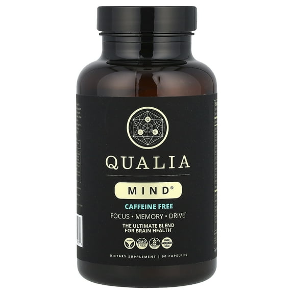 Qualia Mind®, Caffeine Free, 90 Capsules