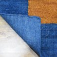 thumbnail image 4 of Rugsotic Carpets Handmade Rugs Hand Knotted Loom Rectangle 10'x13' Orange Blue Silk Mix for Indoor Use, 4 of 5