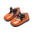 thumbnail image 6 of NOKIO Clearence Square Toe Mary Jane Shoes for Toddlers - Lightweight Flat Bottom Bow Detail Four-Season Casual Flats Comfortable Dress Shoes for Daily Activities, 6 of 8