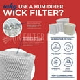thumbnail image 3 of Replacement For HWF62, HWF62D, HWF-62, H62, H-62 Holmes Humidifier Wick Filter 2-Pack, 3 of 6