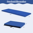 thumbnail image 2 of Favory 6’x2'X1.6'' Gymnastics Mat - Thick Folding Panel, Hook & Loop Fasteners, Ideal for Gym, Yoga & Exercise, Perfect for Fitness Enthusiasts & Home Workouts ,Blue, 2 of 9