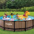 thumbnail image 4 of Funsicle 14 ft Oasis Designer Pool, Natural Teak, 4 of 7