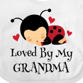 thumbnail image 4 of Inktastic Loved by Grandma Ladybug Boys or Girls Baby Bib, 4 of 4