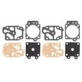thumbnail image 3 of Carburetor Diaphragm Repair Rebuild Kit, Carburetor Diaphragm Gasket Kit, 2Set Carburetor Diaphragm Repair Gasket Kits Carburetor Service Kit With Paper Pad And Gasket For Trimmer, 3 of 8