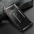 thumbnail image 5 of Dexnor for Samsung Galaxy S10+ Plus Case, [Built in Screen Protector and Kickstand] Heavy Duty Military Grade Protection Shockproof Protective Cover for Samsung Galaxy S10 Plus Black, 5 of 7