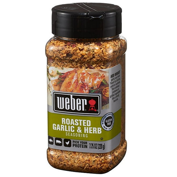 weber roasted garlic herb seasoning 7 75 oz - Walmart.com