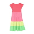thumbnail image 4 of Kiviey Dress for Girls Short Sleeve Ruffle Pockets Crew Neck Print Dress Size 10-11, 4 of 4